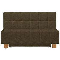 SCHLAFSOFA in Textil Grün  - Naturfarben/Grün, Modern, Holz/Textil (145/92/102cm) - Novel