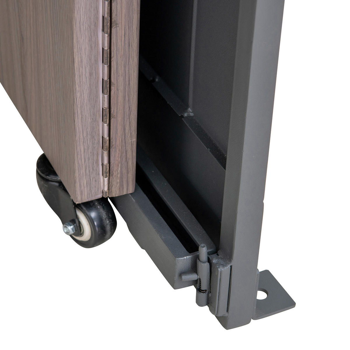 GARTENHAUS - Anthrazit/Dunkelbraun, Basics, Metall (220/226/94cm) - Modante