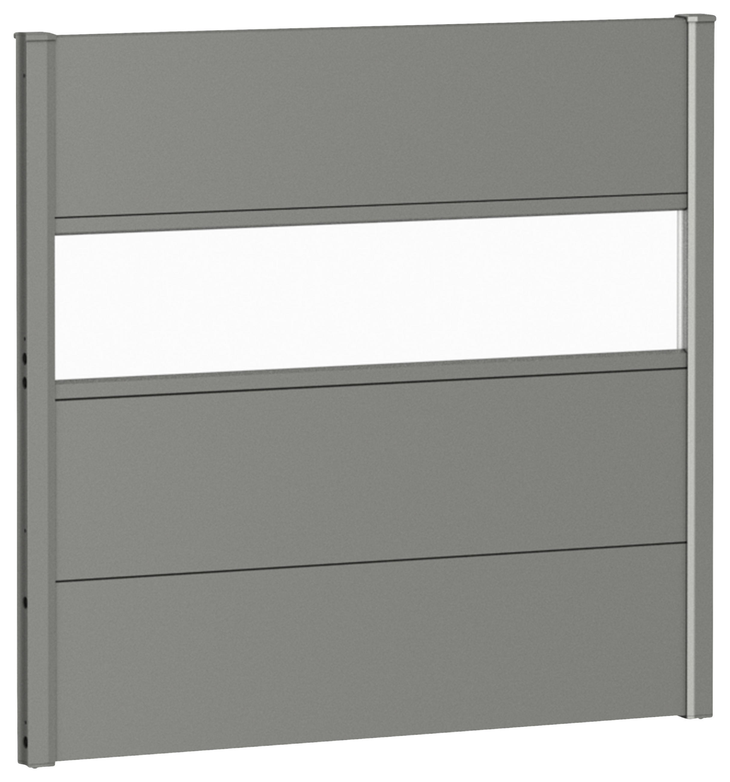 SICHTSCHUTZ - Grau, Basics, Kunststoff/Metall (96/91/4,4cm) - Biohort