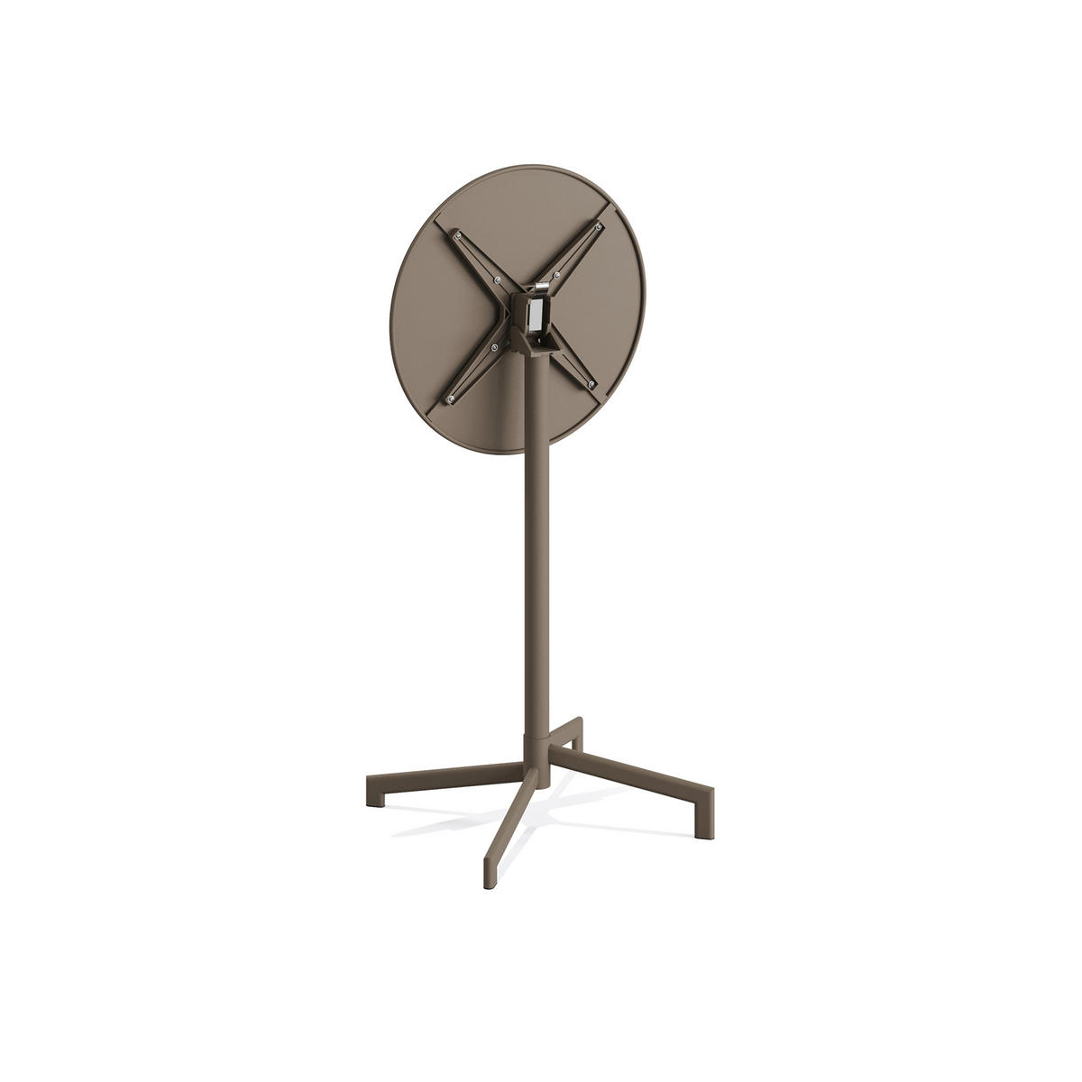 GARTEN-BARTISCH in Metall  60/74/102 cm  - Cappuccino, Basics, Metall (60/74/102cm)