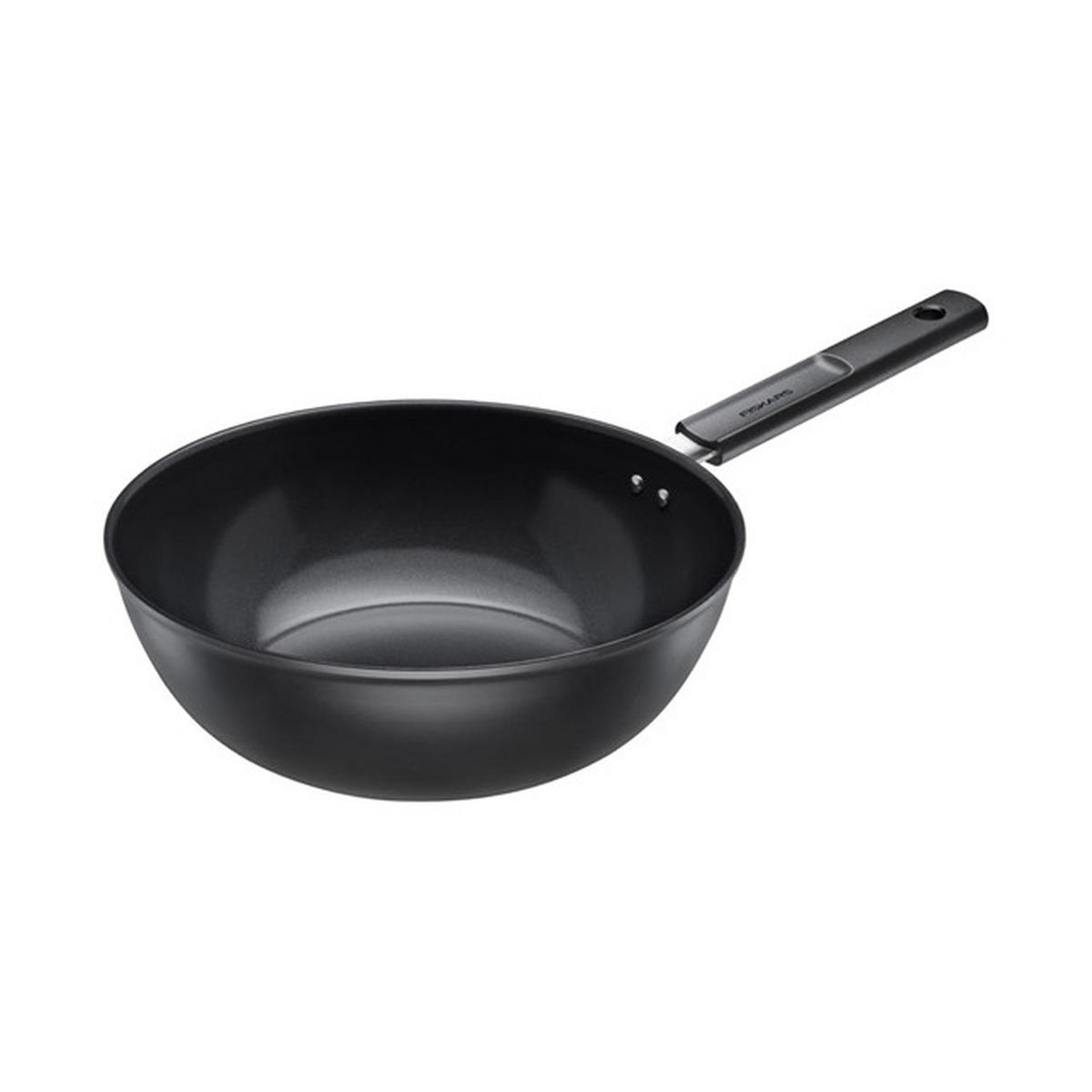 WOK  28 cm     HARD FACE  - crna, Basics, metal (28cm) - Fiskars