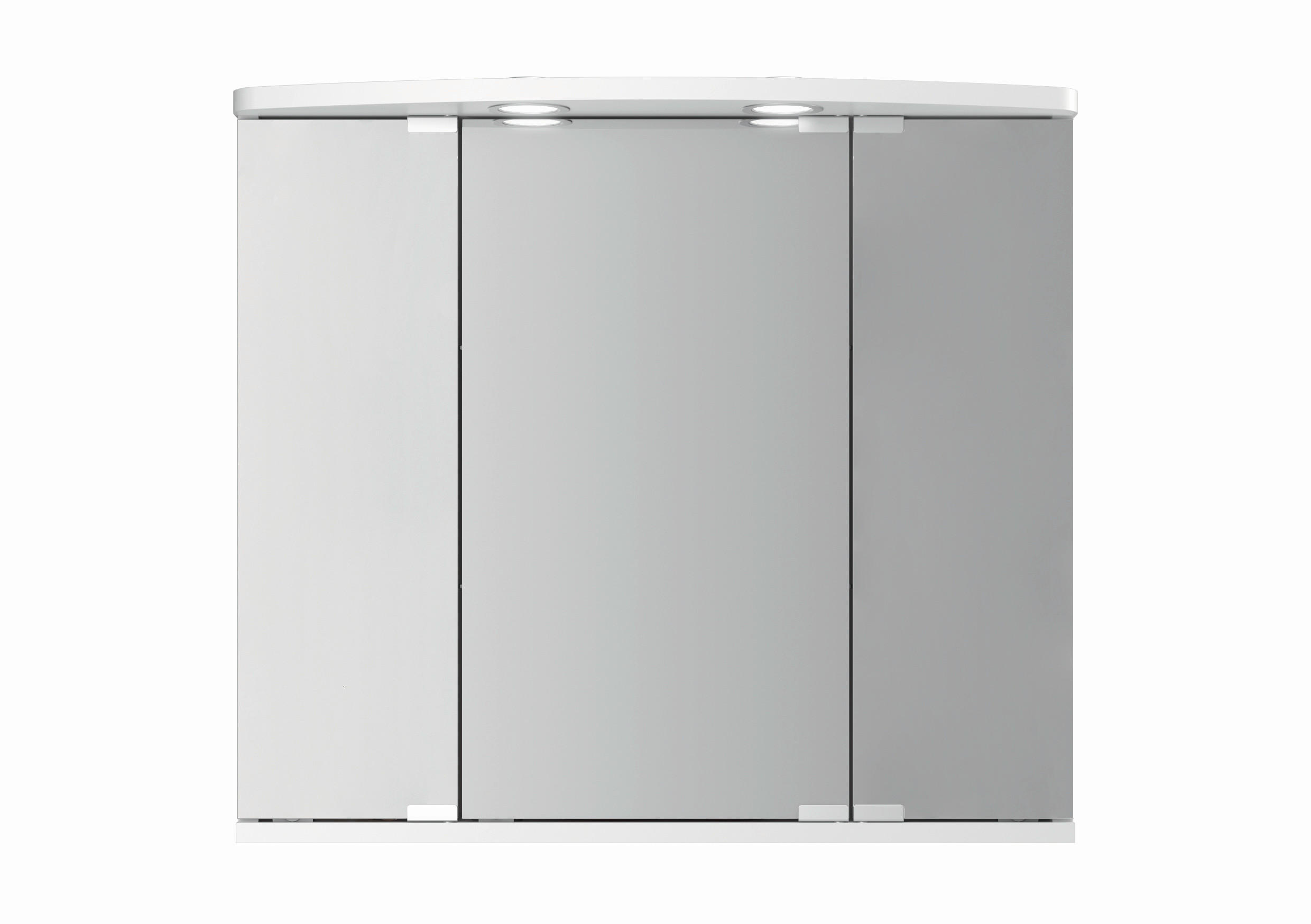 Xora Spiegelschrank Doro Silber 67.4x60x22 cm