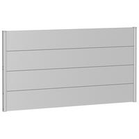 SICHTSCHUTZ - Silberfarben, Basics, Metall (180/91/4,4cm) - Biohort