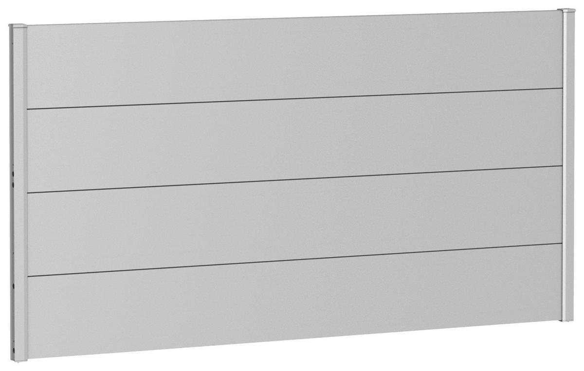 SICHTSCHUTZ - Silberfarben, Basics, Metall (180/91/4,4cm) - Biohort