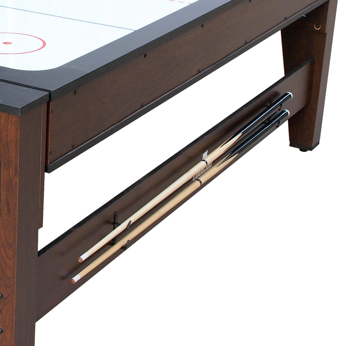 MULTISPIELTISCH REVERSO - Rot/Braun, KONVENTIONELL, Holz/Kunststoff (107/81/217cm) - Ambia Garden