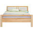BETT 120/200 cm in Weiß, Erlefarben - Erlefarben/Weiß, Natur, Glas/Holz (120/200cm) - Linea Natura BETT 120/200 cm in Weiß, Erlefarben - Erlefarben/Weiß, Natur, Glas/Holz (120/200cm) - Linea Natura