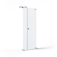 DUSCHTÜR Chromfarben  90/200 cm  - Chromfarben, MODERN, Glas/Metall (90/200cm) - Schöner Wohnen