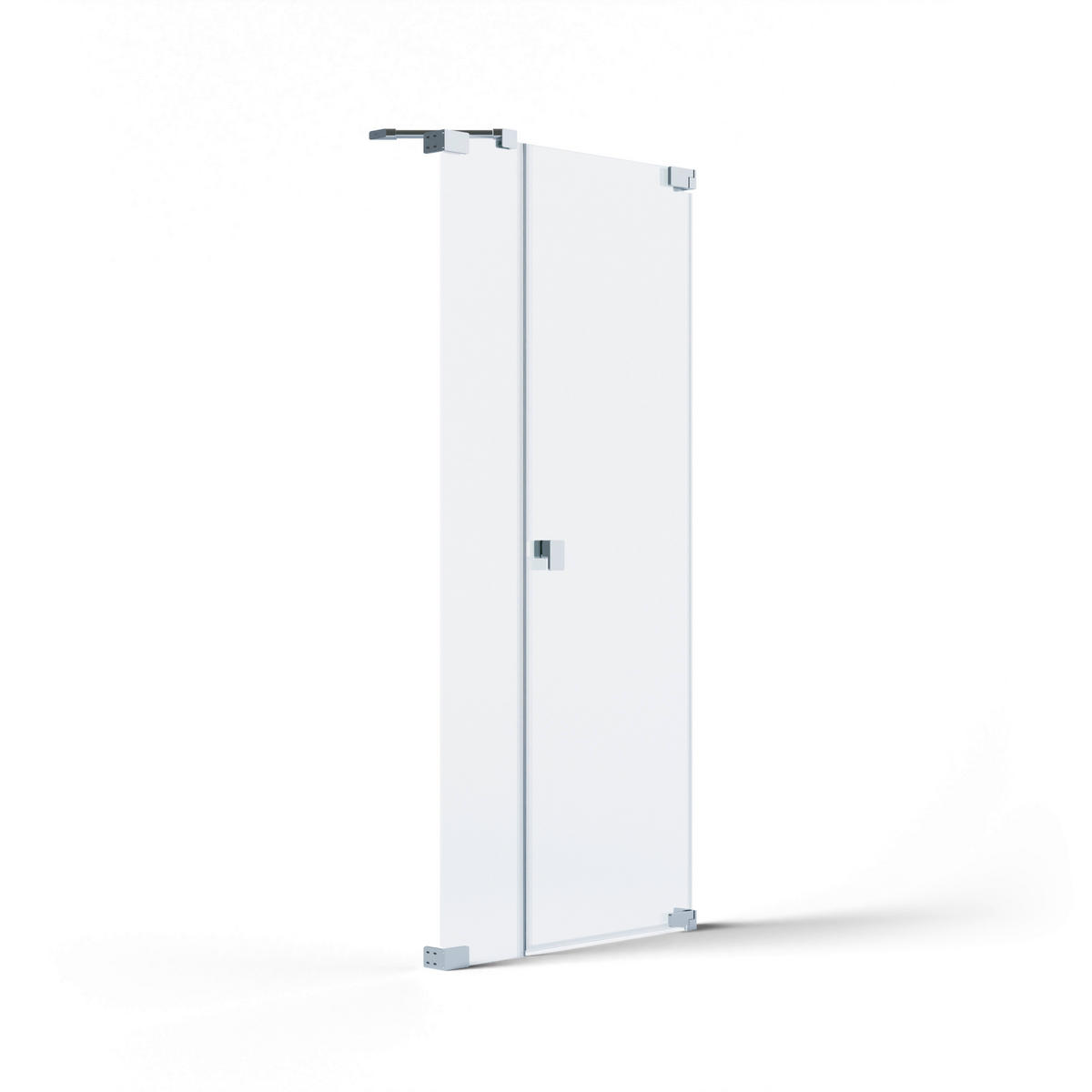 DUSCHTÜR Chromfarben  90/200 cm  - Chromfarben, MODERN, Glas/Metall (90/200cm) - Schöner Wohnen
