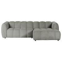 KUTNA GARNITURA tekstil  tamno siva   - tamno siva/crna, Konvencionalno, tekstil/plastika (272/172cm) - Carryhome