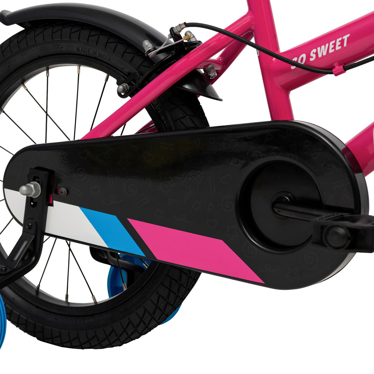 KINDERFAHRRAD 16 Zoll  - Pink, Basics, Metall (56,8/83/110cm)