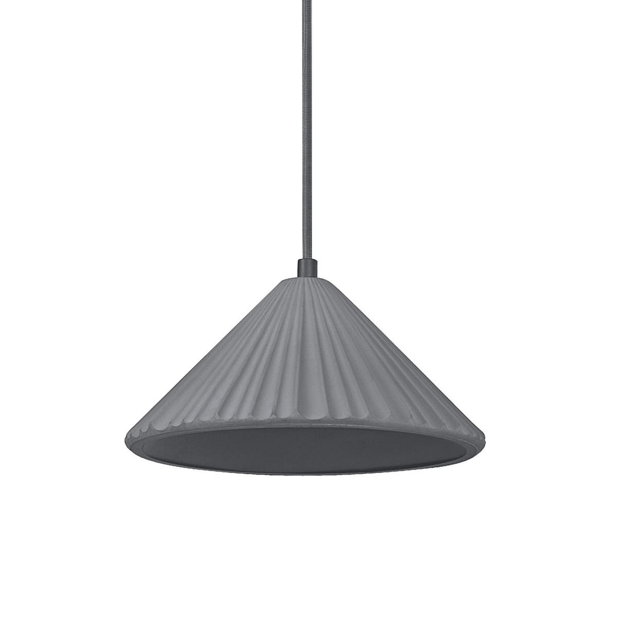 PENDELLEUCHTE 25/117,5 cm   - Dunkelgrau, KONVENTIONELL, Stein/Metall (25/117,5cm) - Ledvance
