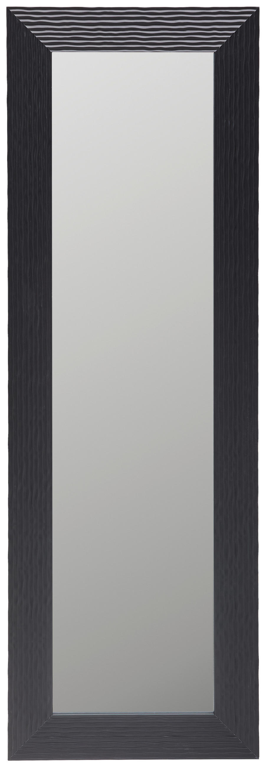 WANDSPIEGEL 50/150/2 cm    in rechteckig  - Schwarz, LIFESTYLE, Glas/Holzwerkstoff (50/150/2cm) - Carryhome