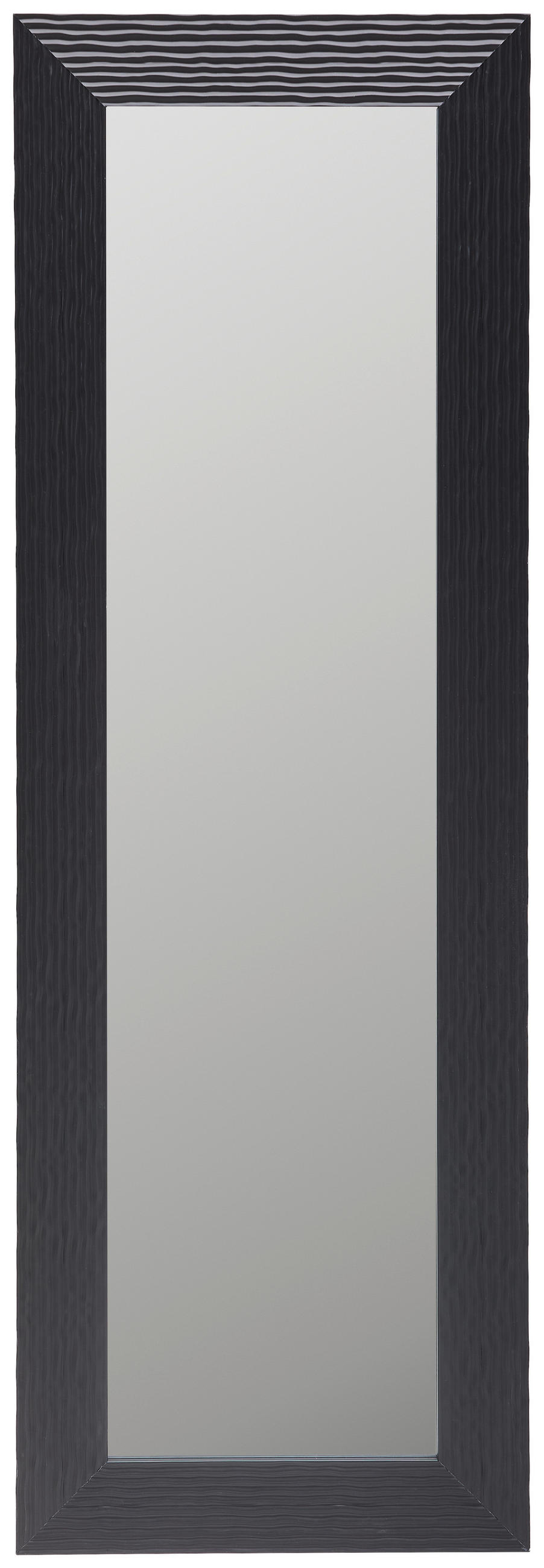 WANDSPIEGEL 50/150/2 cm    in rechteckig  - Schwarz, LIFESTYLE, Glas/Holzwerkstoff (50/150/2cm) - Carryhome