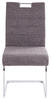 SCHWINGSTUHL  in Eisen Webstoff  - Chromfarben/Grau, Design, Textil/Metall (49/98/62cm) - Carryhome