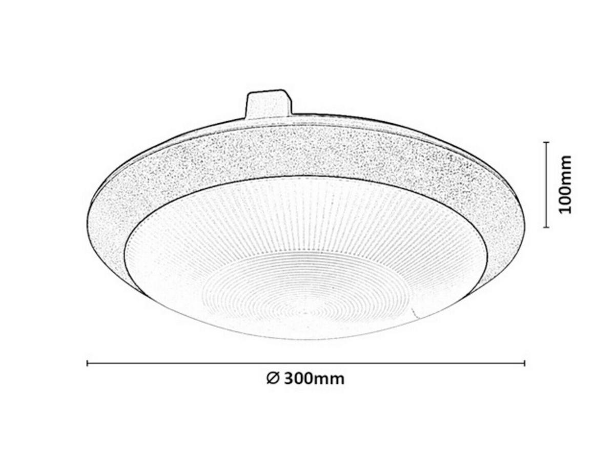 STROPNA SVJETILJKA VANJSKA Welro  - bijela/crna, Basics, plastika (30/10cm)