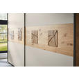 SCHWEBETÜRENSCHRANK  in Eichefarben, Sandfarben  - Sandfarben/Eichefarben, KONVENTIONELL, Holz/Holzwerkstoff (301,3/230,4/68cm) - Dieter Knoll