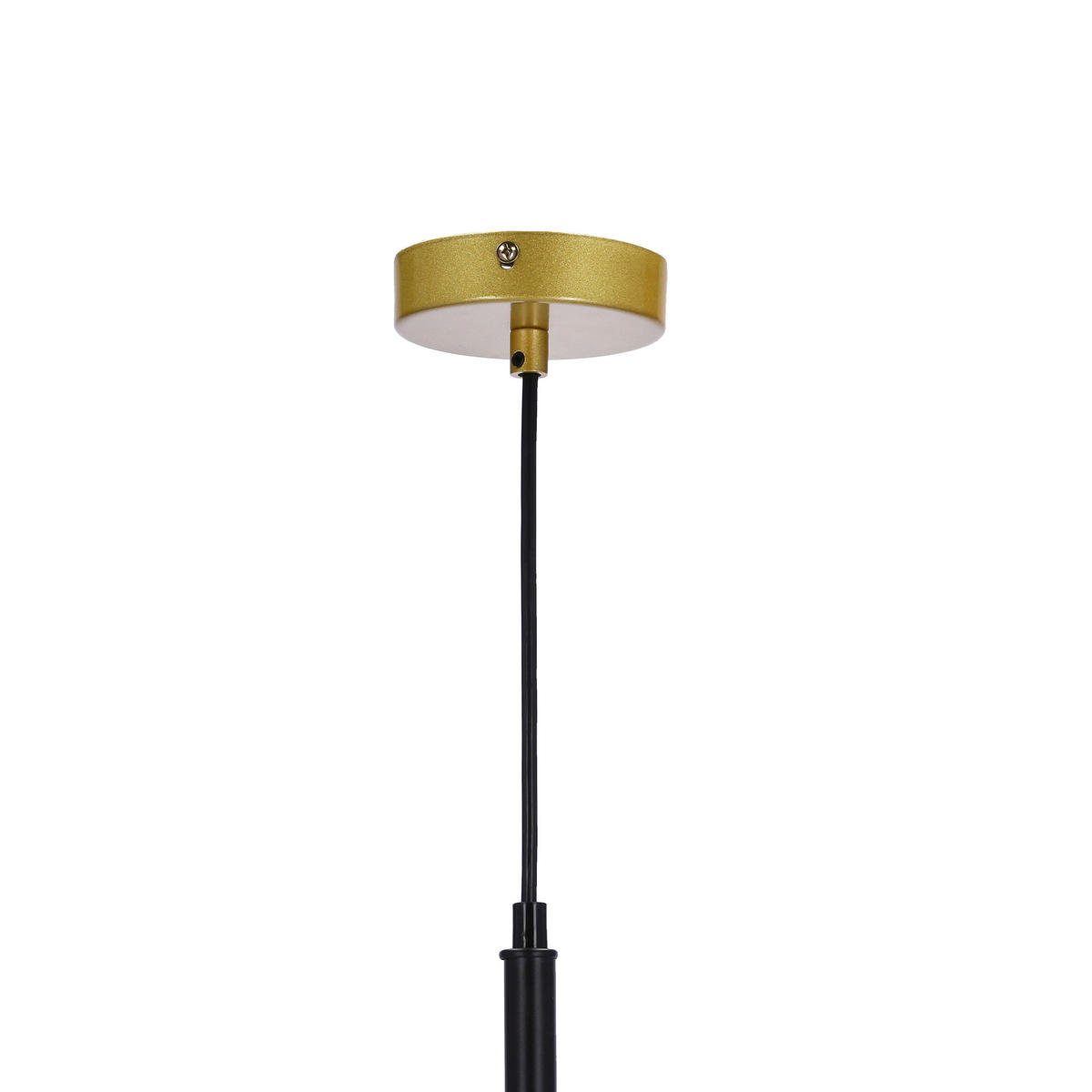 HÄNGELEUCHTE 32.5/32.5/115 cm  - Goldfarben/Schwarz, Basics, Metall (32.5/32.5/115cm)