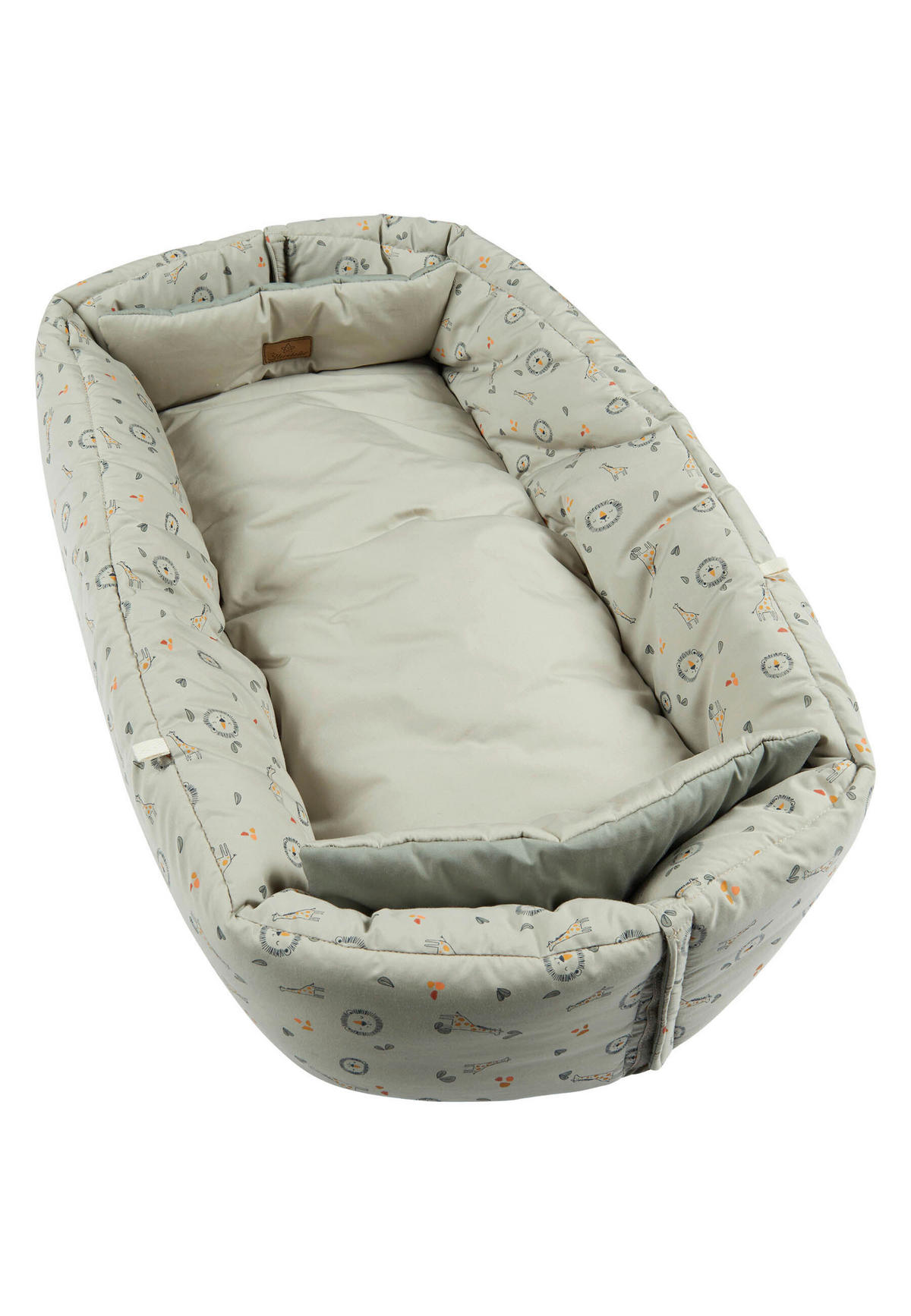 NESTCHEN Safari  70/50/15 cm   - Mintgrau, Basics, Textil (70/50/15cm) - Sterntaler