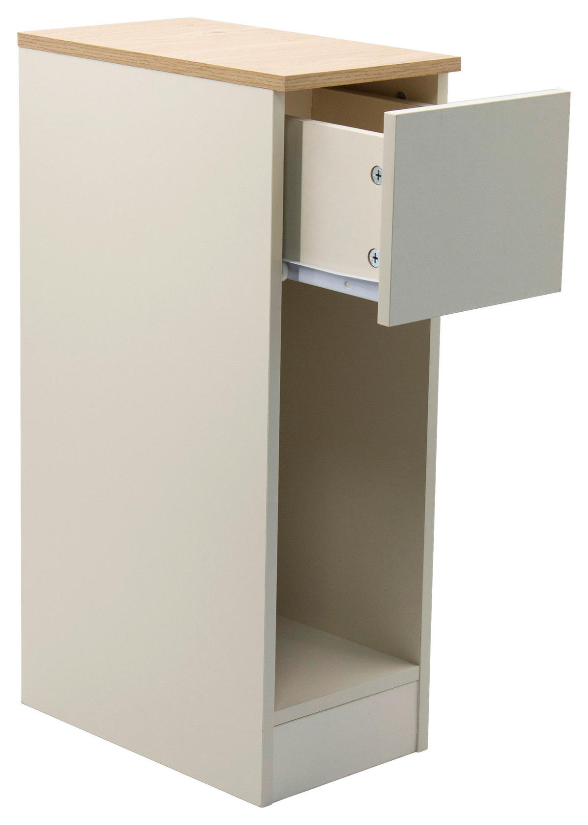 NACHTSCHRANK 19,6/60/33 cm, Kaschmir, Eiche Artisan,  - Kaschmir/Eiche Artisan, Basics, Holzwerkstoff (19,6/60/33cm) - Boxxx