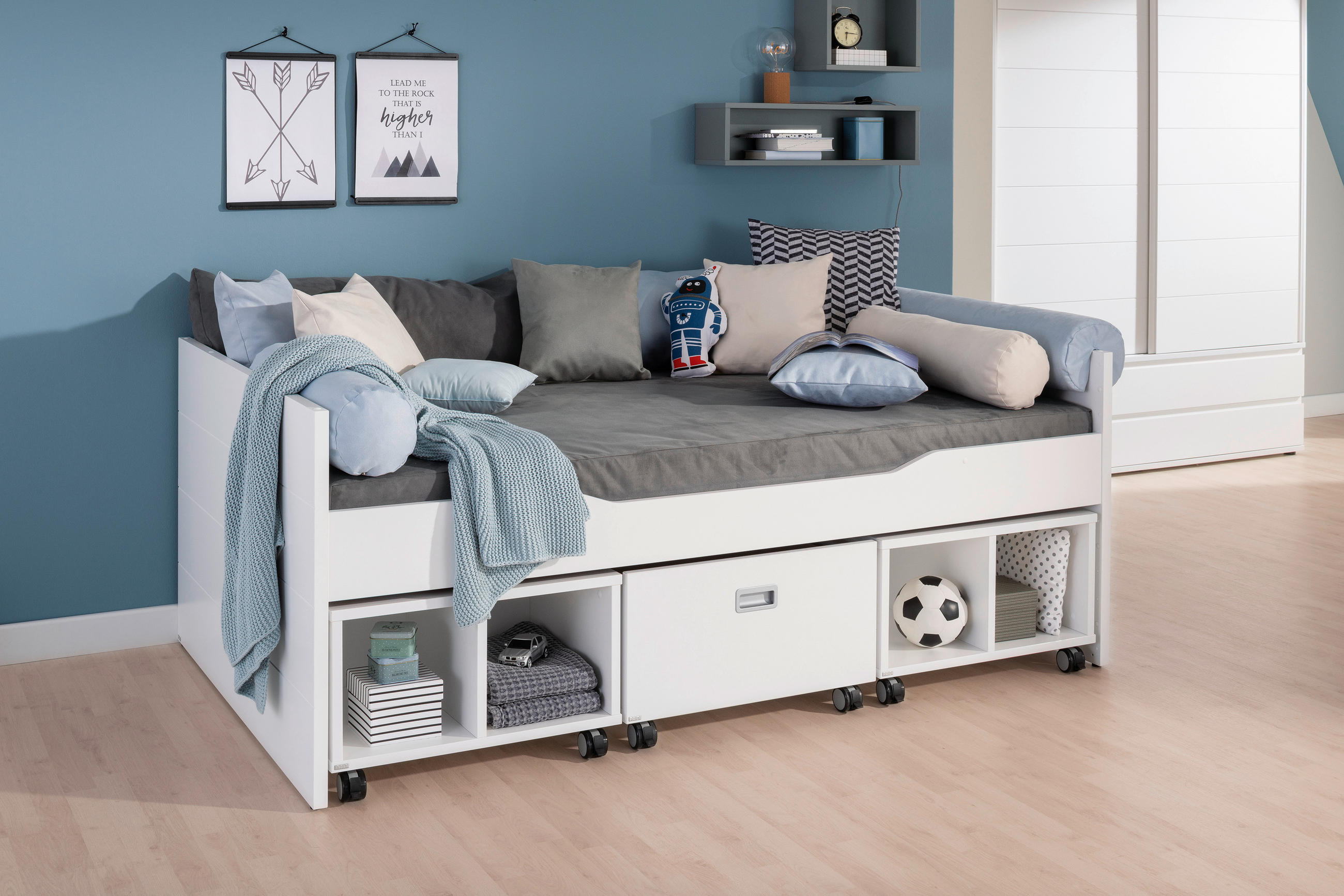 ROLLBOX Fiona  - Weiß, Design, Holzwerkstoff (65/40/47cm) - Paidi
