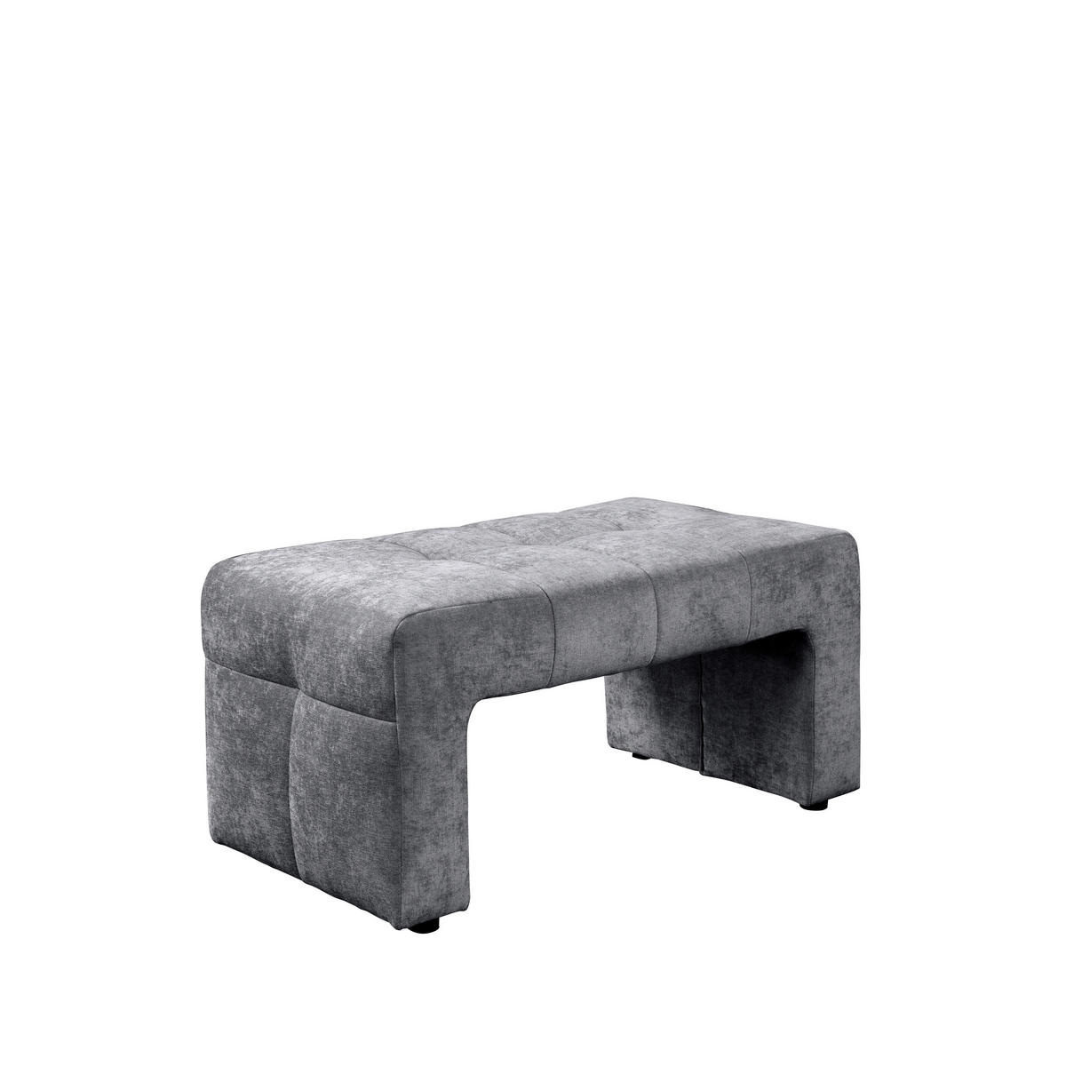 KLUPA  antracit  drvo, tekstil, drvni materijal      - crna/antracit, Moderno, drvni materijal/drvo (100/51/54cm) - Livetastic