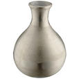 VASE  - Silberfarben, Basics, Metall (15/22/15cm) - Ambia Home
