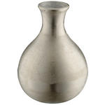 VASE  - Silberfarben, Basics, Metall (15/22/15cm) - Ambia Home