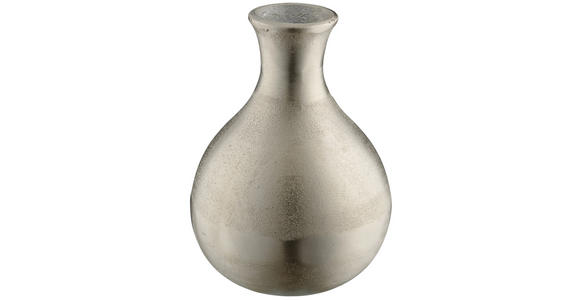 VASE  - Silberfarben, Basics, Metall (15/22/15cm) - Ambia Home