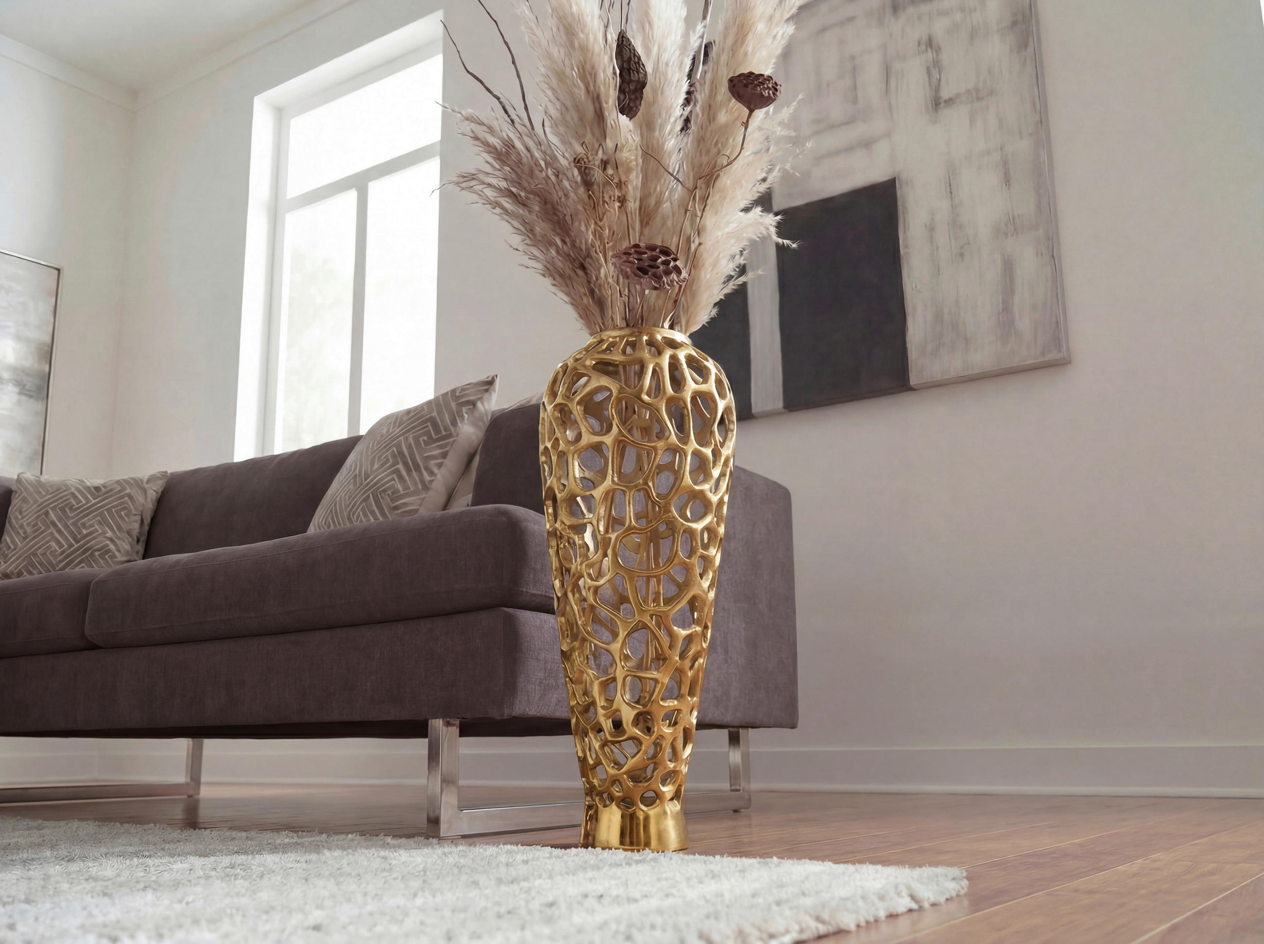Livetastic Vase Gold 85 cm