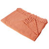 DECKE 127/152 cm  - Orange, Basics, Textil (127/152cm) - Novel