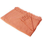 DECKE 127/152 cm  - Orange, Basics, Textil (127/152cm) - Novel