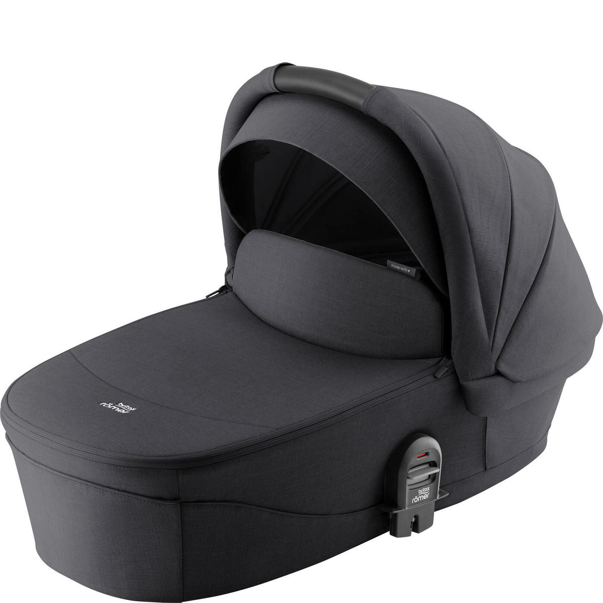 LIEGEWANNE Smile 5Z  - Schwarz, Basics, Textil/Metall (20/43/85.5cm) - Britax Römer