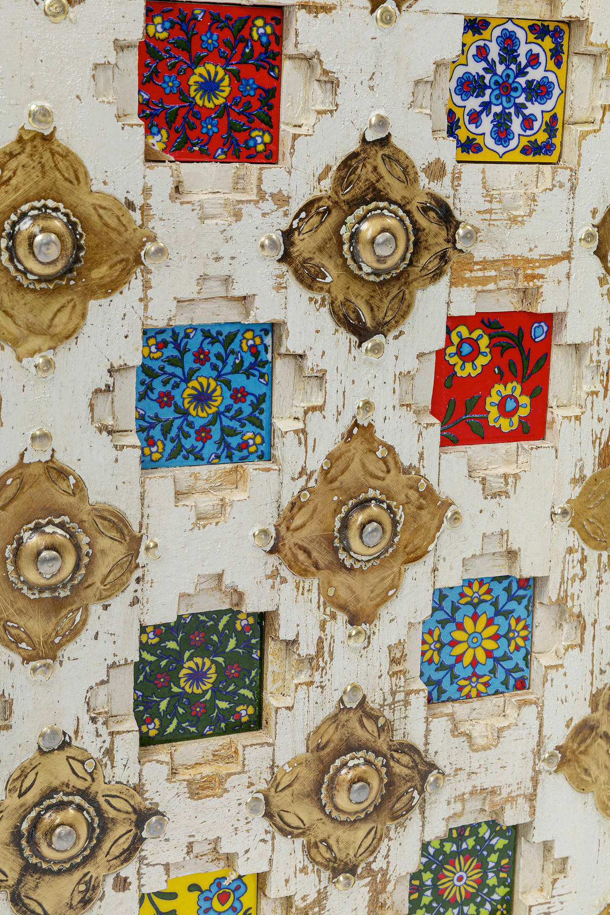 SIDEBOARD  in 150/90/40 cm  - Beige/Multicolor, Holz/Keramik (150/90/40cm) - Kare-Design