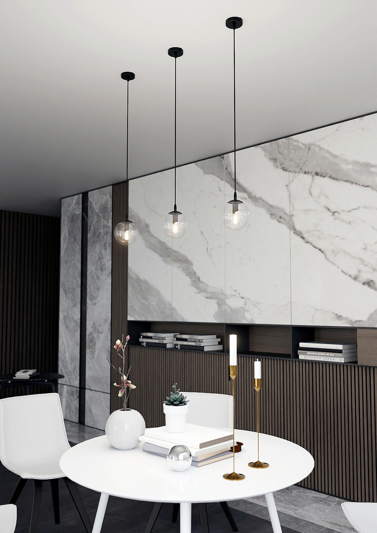 HÄNGELEUCHTE  12/8/100 cm    - Schwarz, KONVENTIONELL, Glas/Metall (12/8/100cm)