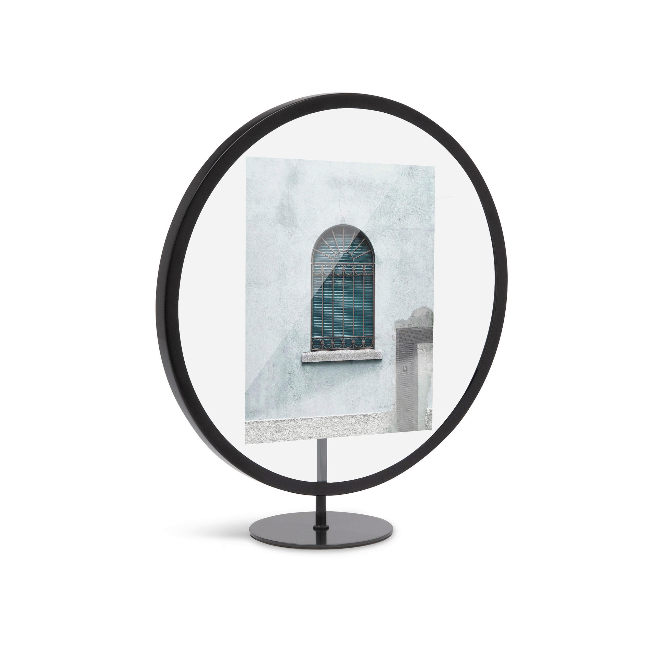 FOTOHALTER - Schwarz, Design, Glas/Kunststoff (29,92/25,91/10,16cm) - Ambia Home