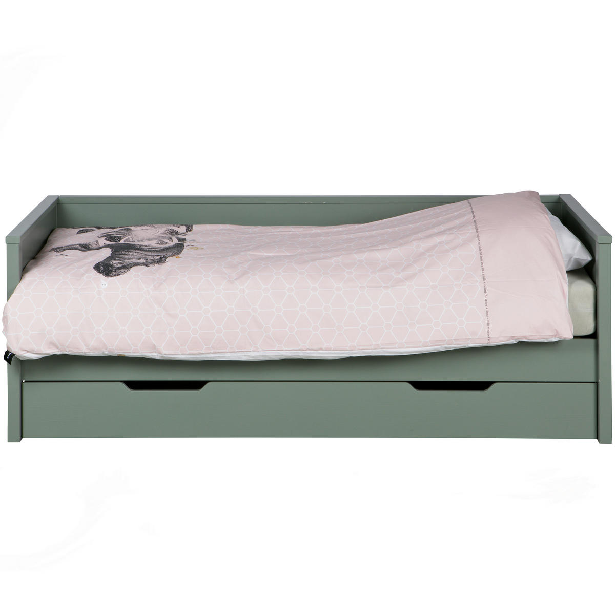 BETT 90/200 cm  in Jadegrün  - Jadegrün, Basics, Holz (90/200cm) - MID.YOU