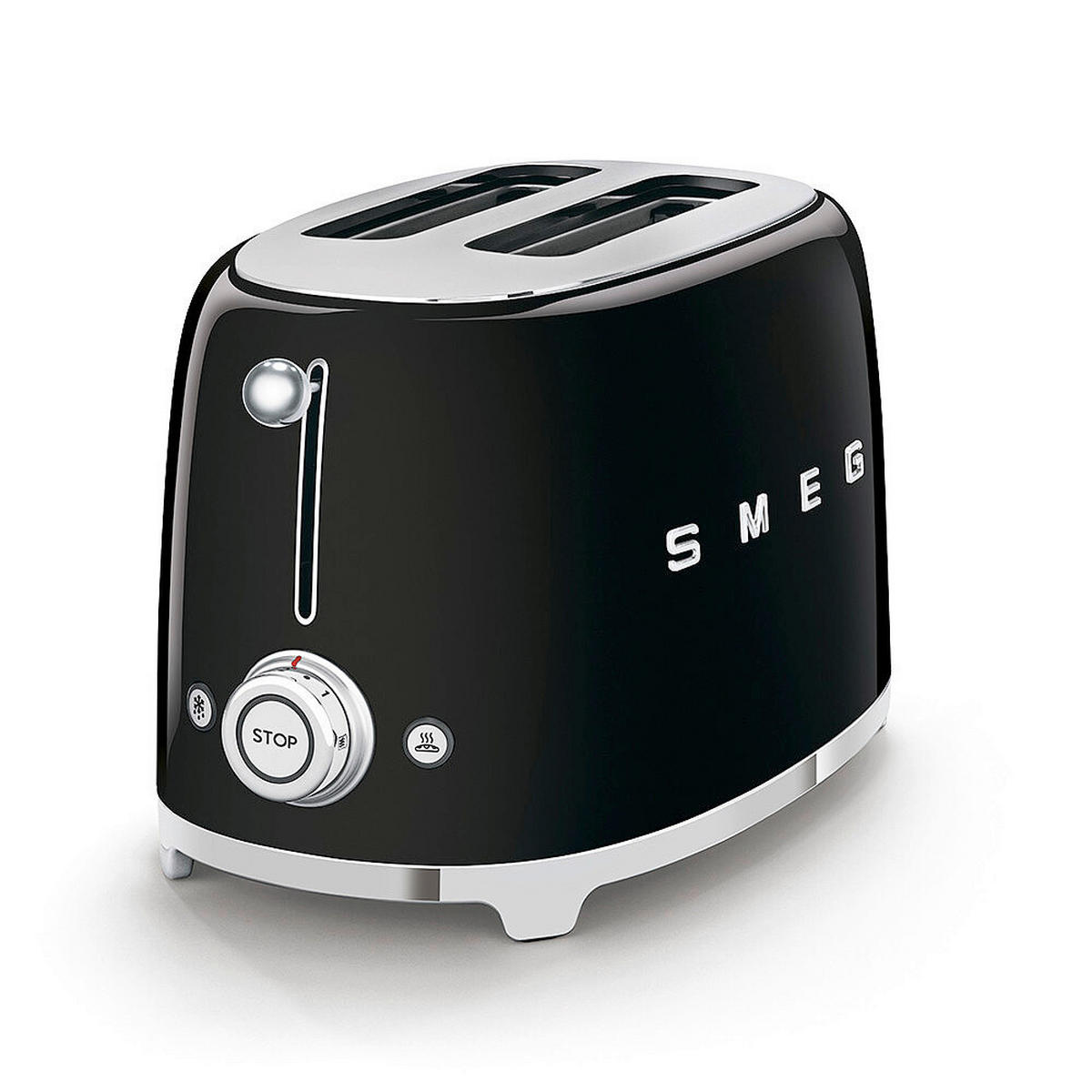 TOASTER 50`s Style  - Schwarz, Basics, Metall (31/19,8/19,5cm) - SMEG