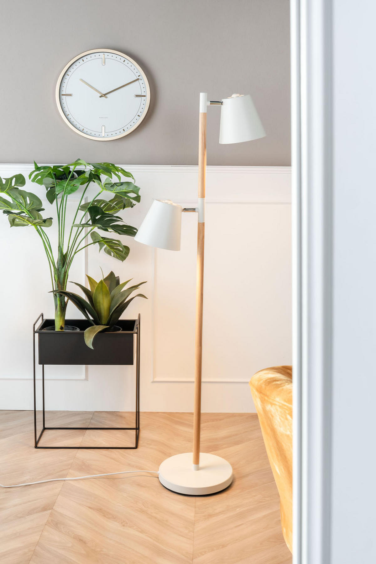 ÜBERTOPF   - Schwarz, Trend, Metall (51/65/24cm) - Present Time