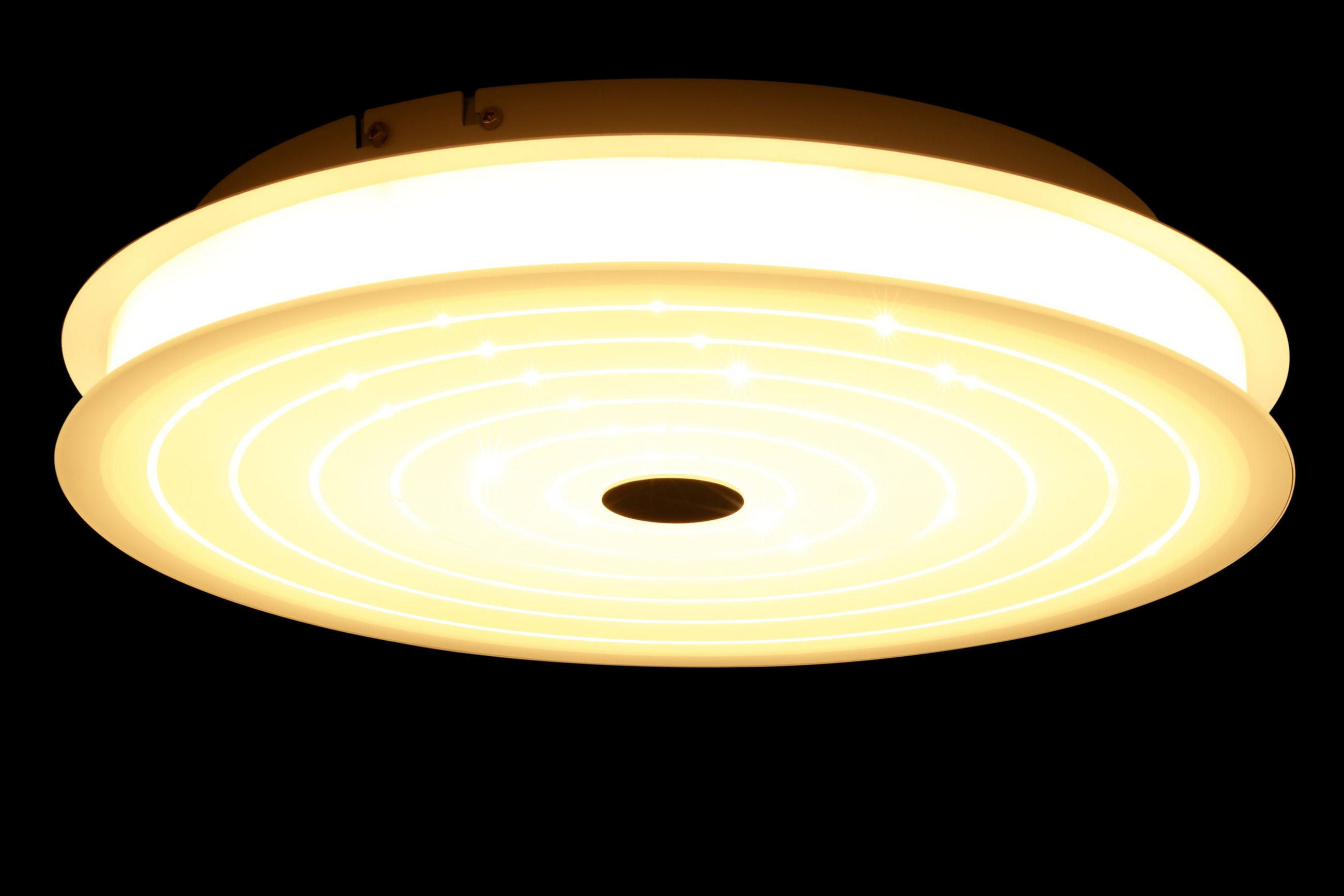 LED-TAKLAMPA Mesa 32 W 43/8 cm  - vit, Design, metall/glas (43/8cm) - Novel