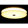 LED-DECKENLEUCHTE 43/8 cm   - Weiß, Design, Glas/Kunststoff (43/8cm) - Novel