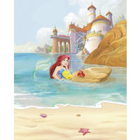 FOTOTAPETE ARIEL DAYDREAM  - Blau, Design, Textil (200/250cm) - Disney