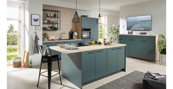 EINBAUKÜCHE - Grün, Design, Holzwerkstoff - Dieter Knoll