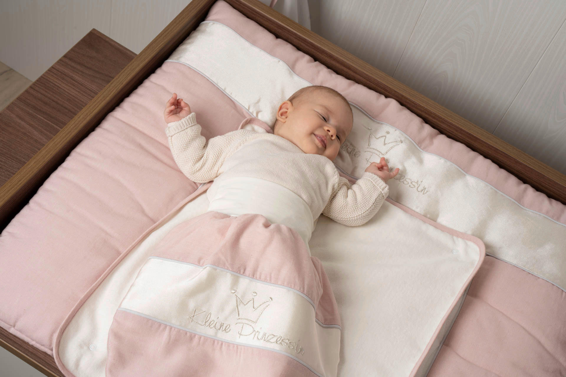 WICKELAUFLAGE - Rosa, Basics, Textil (85/70cm) - Bebe's Collection