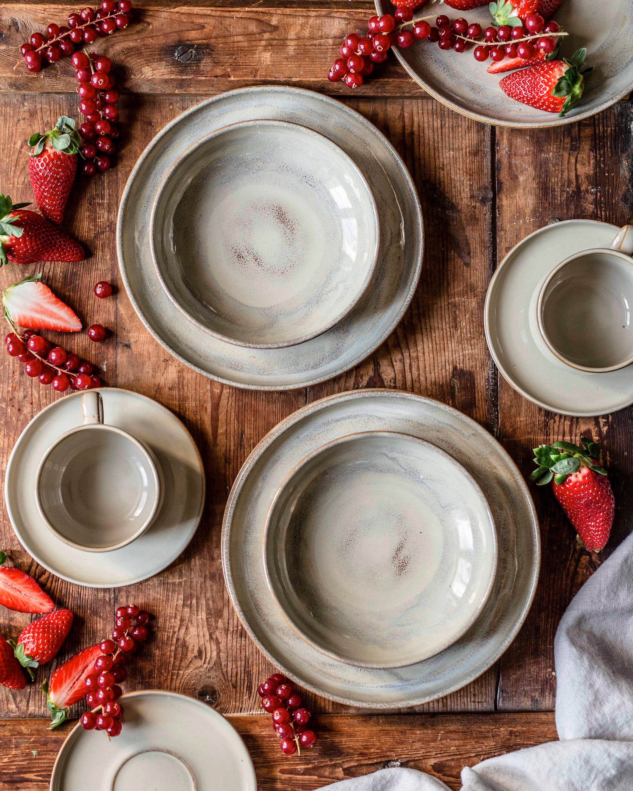 SPEISETELLERSET NEBELWALD 4-teilig  - Beige, Basics, Keramik (27,8cm) - Gipfelstück