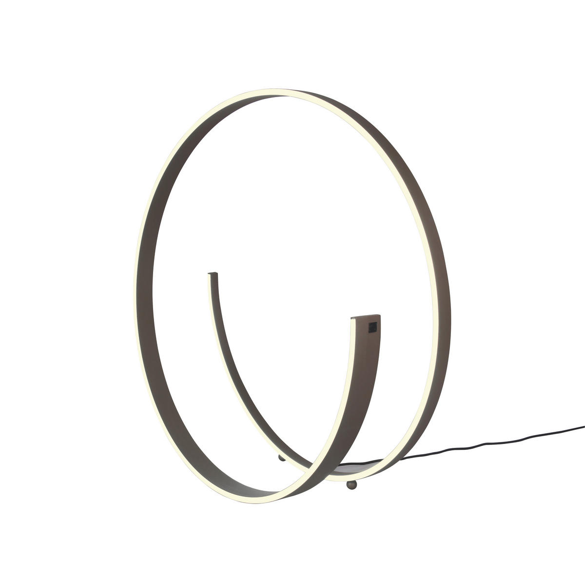 LED-STEHLEUCHTE Cinardi 75 cm  - Braun, Design, Metall (75cm) - Cinque