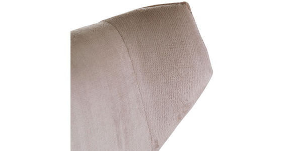 OHRENSESSEL Plüsch Beige - Beige/Schwarz, KONVENTIONELL, Textil/Metall (83/110/92cm) - Carryhome
