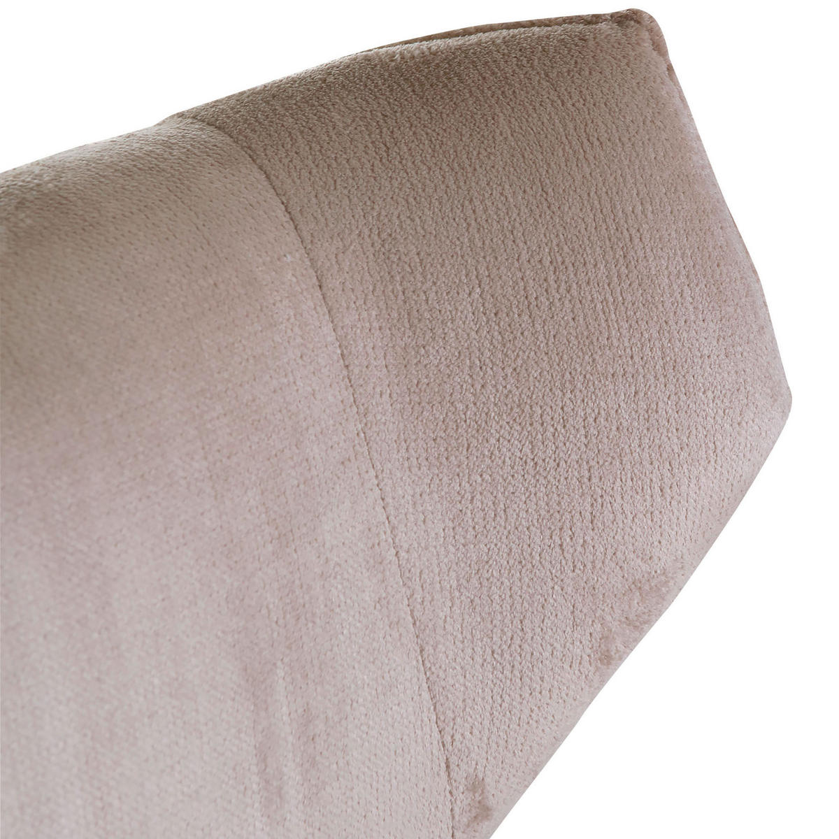 OHRENSESSEL in Plüsch Beige  - Beige/Schwarz, KONVENTIONELL, Textil/Metall (83/110/92cm) - Carryhome
