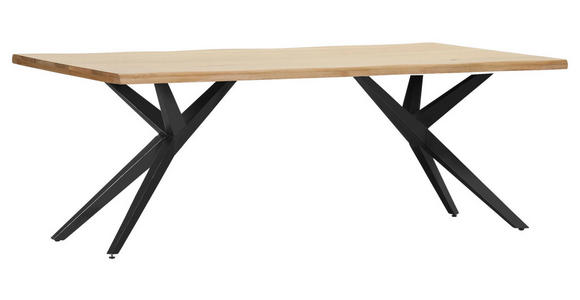 TISCHPLATTE      - Eichefarben, Design, Holz (220/100/4cm) - Landscape