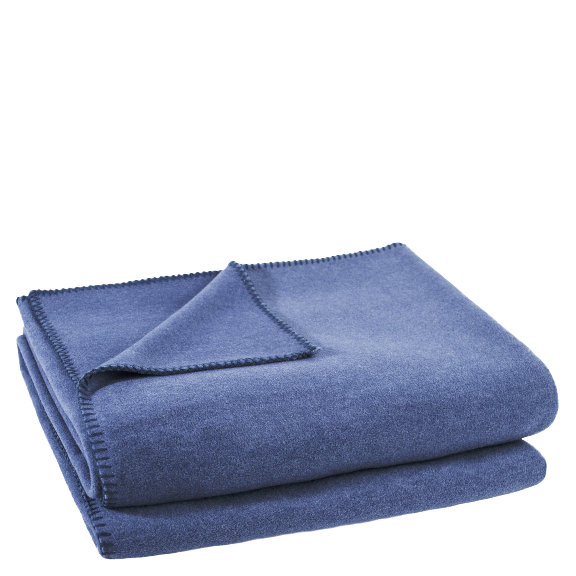 FLEECEDECKE Soft-Fleece 160/200 cm  - Blau, Basics (160/200cm) - Zoeppritz