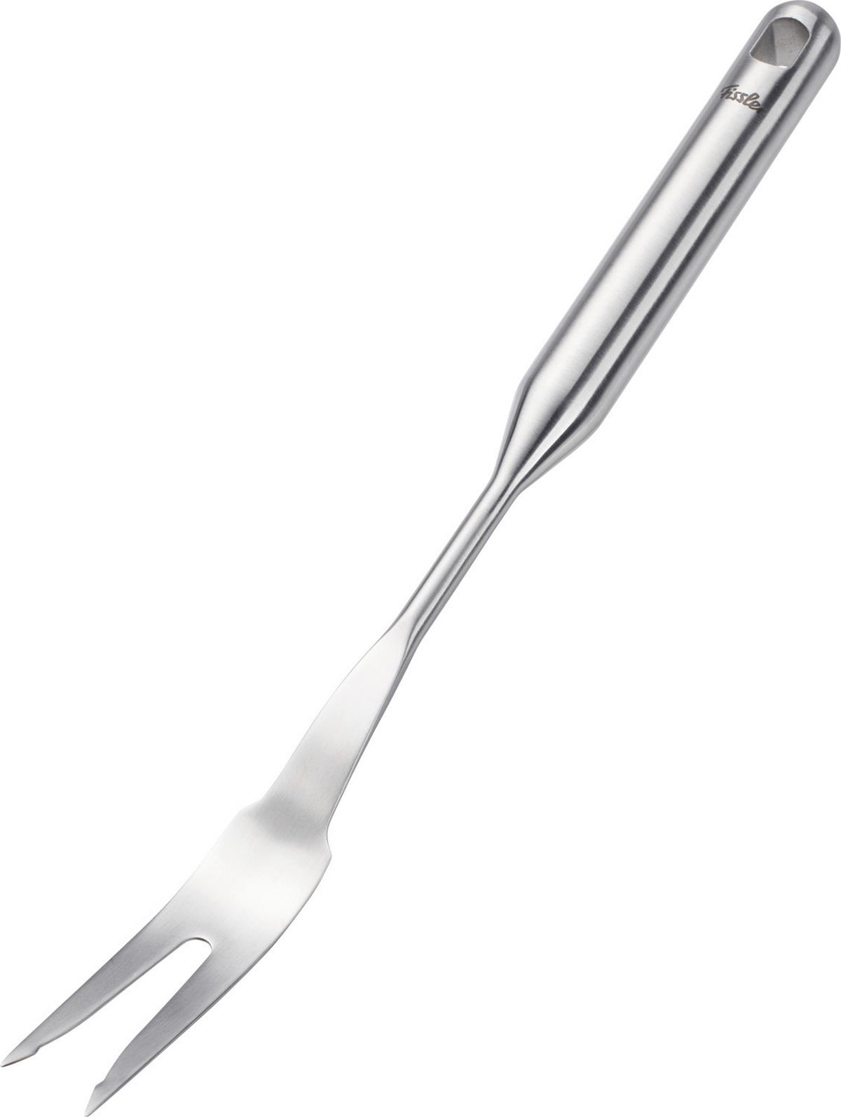 FLEISCHGABEL - Edelstahlfarben, Basics, Metall (37/3/4cm) - Fissler